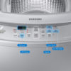 Samsung 6.0 kg Fully-Automatic Top load Washing Machine (WA60M4100HY/TL, Imperial Silver) - Image 5
