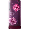 Samsung 192 L 3 Star Inverter Direct Cool Single Door Refrigerator (RR20A182YCR/HL, Camellia Purple, Base stand drawer)